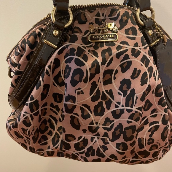 Coach Handbags - Coach leopard print purse.